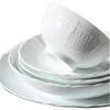 Jingdezhen High-Value White Porcelain Tableware Set: Underglaze Color Relief Bowl and Plate Collection