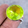 Peridot Gemstone 925 Sterling Silver Jewelry Ring Size 8.5