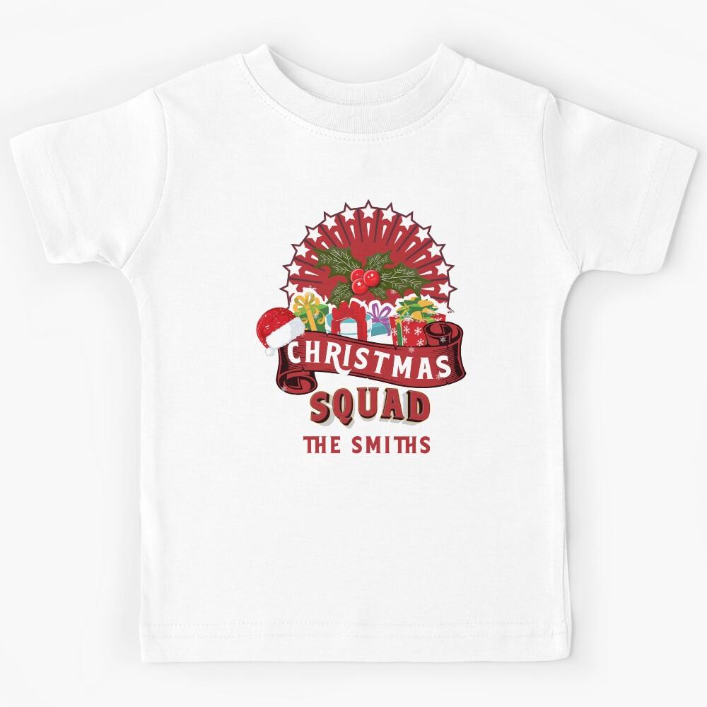 Christmas Squad Family The Smiths Kids T-Shirt 110