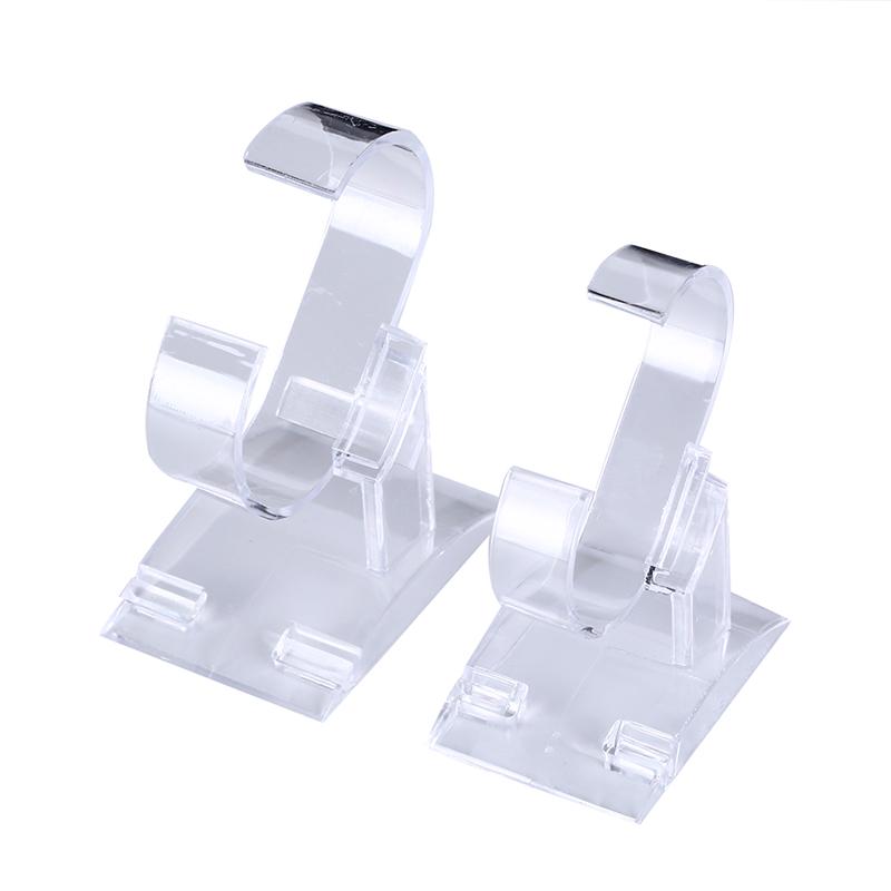 Clear Plastic Wrist Watch Display Rack Holder Sale Show Case Stand Tool