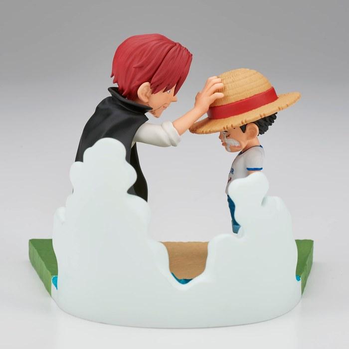 One Piece World Collectable Figure Log Stories Monkey D. Luffy & Shanks Multicolor 7cm