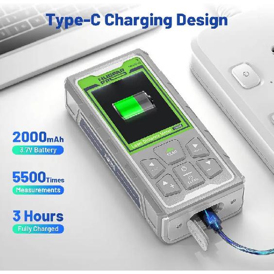 Huepar Pro SW-150GQ Laser Measuring Tool IP68 P2P Technology Laser distance meter  Laser Measure with Camera & Bluetooth