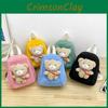 Children With Backpack Plush Bear Doll Decoration For Daily Outings Casual