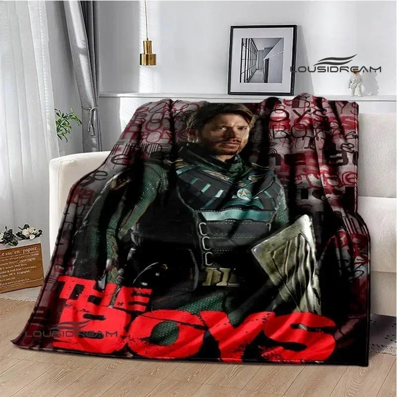 U.S. Drama The Boys Printed Blankets Picnic Blanket Warm Flannel Blankets Soft and Comfortable Blanket Bed Linings Birthday Gift