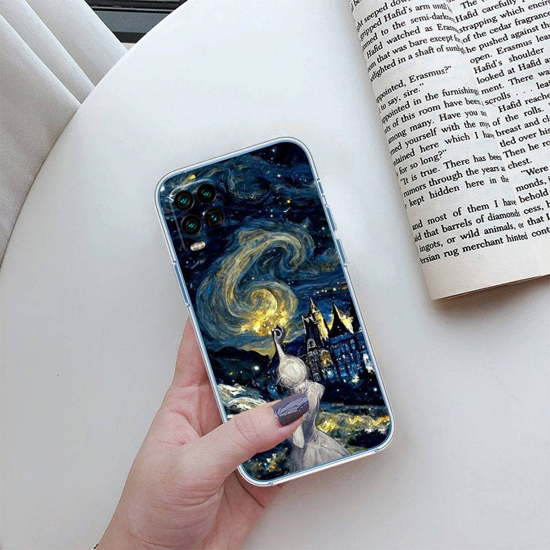 IR27 Starry Night Van Gogh Case for Motorola E22S E7 G6 G7 G8 G9 Plus Power Play G10 G20 G04 E30 E40 E22 E20 E13 E15 G22 G23 G05 G75 G35 G55