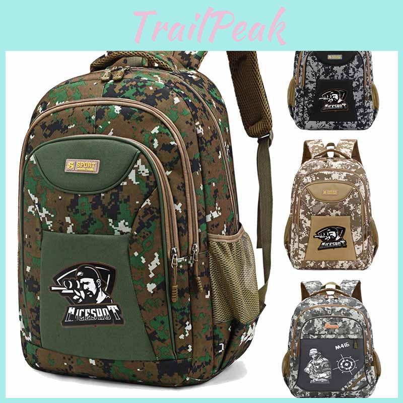 Oxford Backpack Fashion Fabric Large Capacity For Travel Use Daily