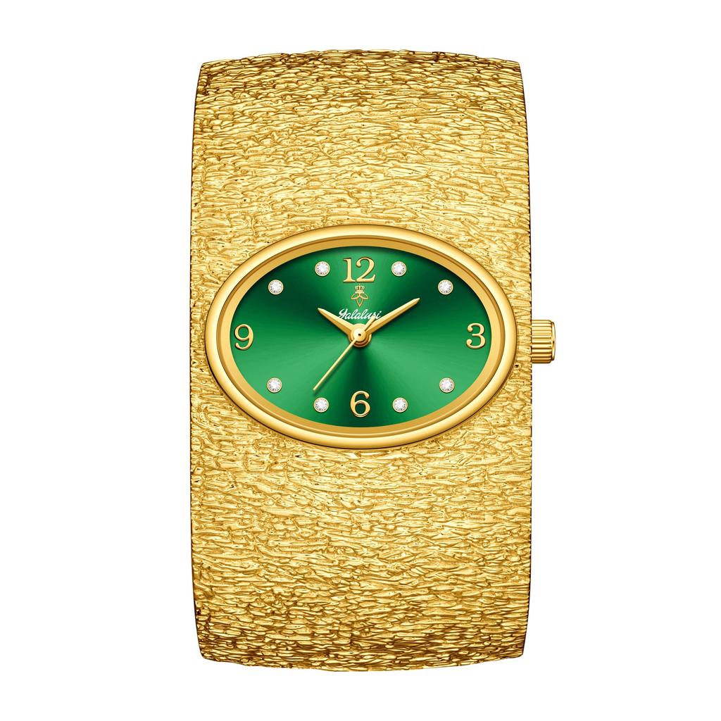 YaLaLuSi Luxury Women's Bracelets Watches Vintage Waterproof Gold Watches Gifts Watch for Ladies Reloj Mujer
