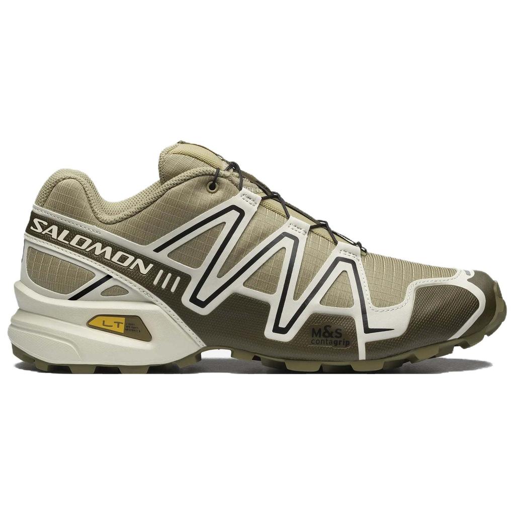 Salomon Speedcross 3 Military Olive Unisex Sneakers Green Sponge Almond-Milk L47692300