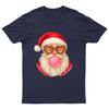 Santa Bubblegum Christmas Holiday TShirt Unisex Gift Retro Funny Unisexs