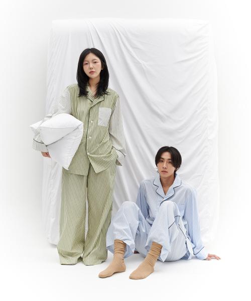 

[Photogenia Goods] Punctum Loungewear Set [Shipped from Korea] 100% Authentic Blue - L