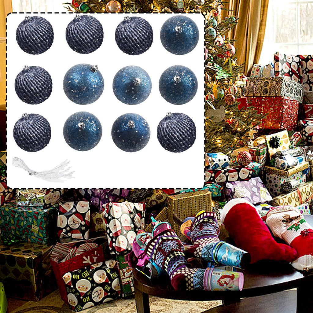 Christmas Balls 12 Pcs Shatterproof 8 Cm Ccessories