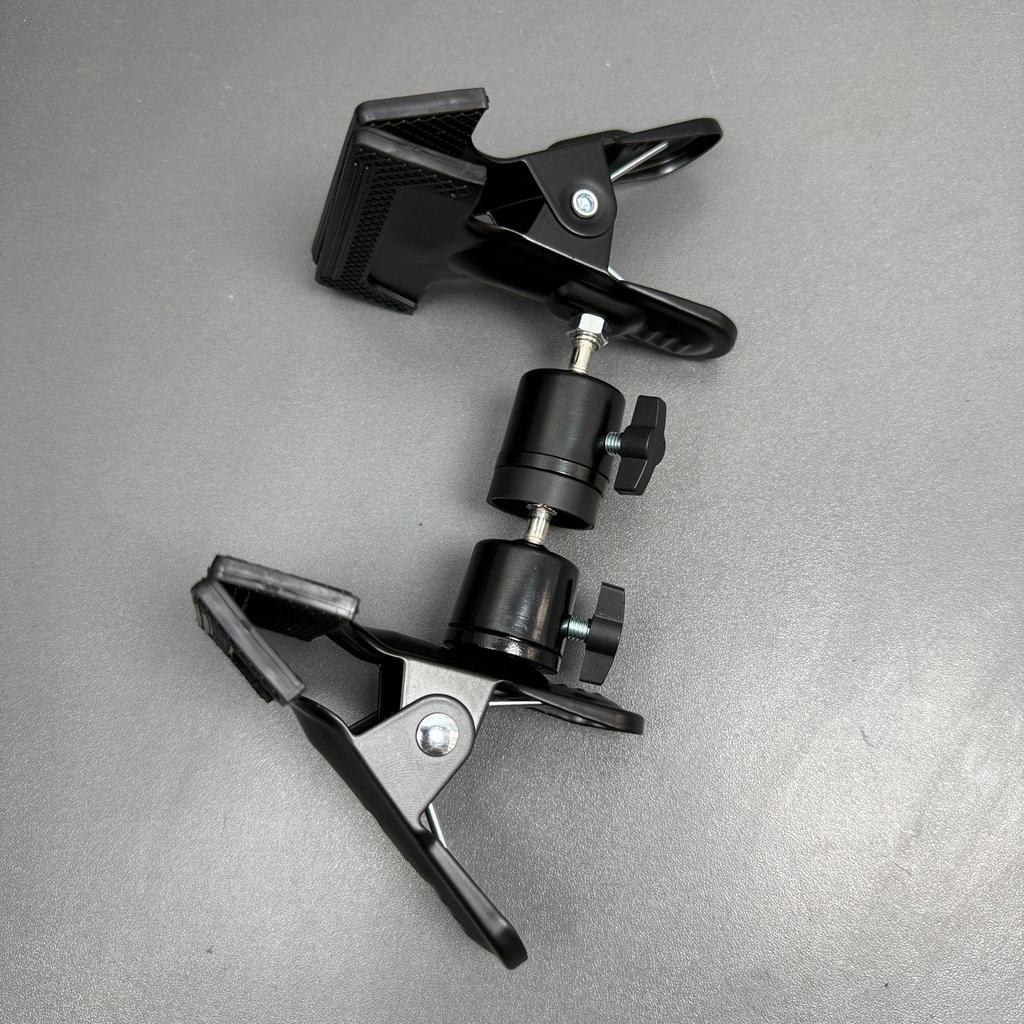 Suporte Clip de Telefone com Cabeça de Bola 360° Universal para Transmissão ao Vivo em Mesa