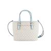 MICHAEL KORS Canvas Leather One Shoulder Handbag Regular Women's White Blue (Unisex) Handbags 35T9GTVT0B VISTA BLUE MULTI
