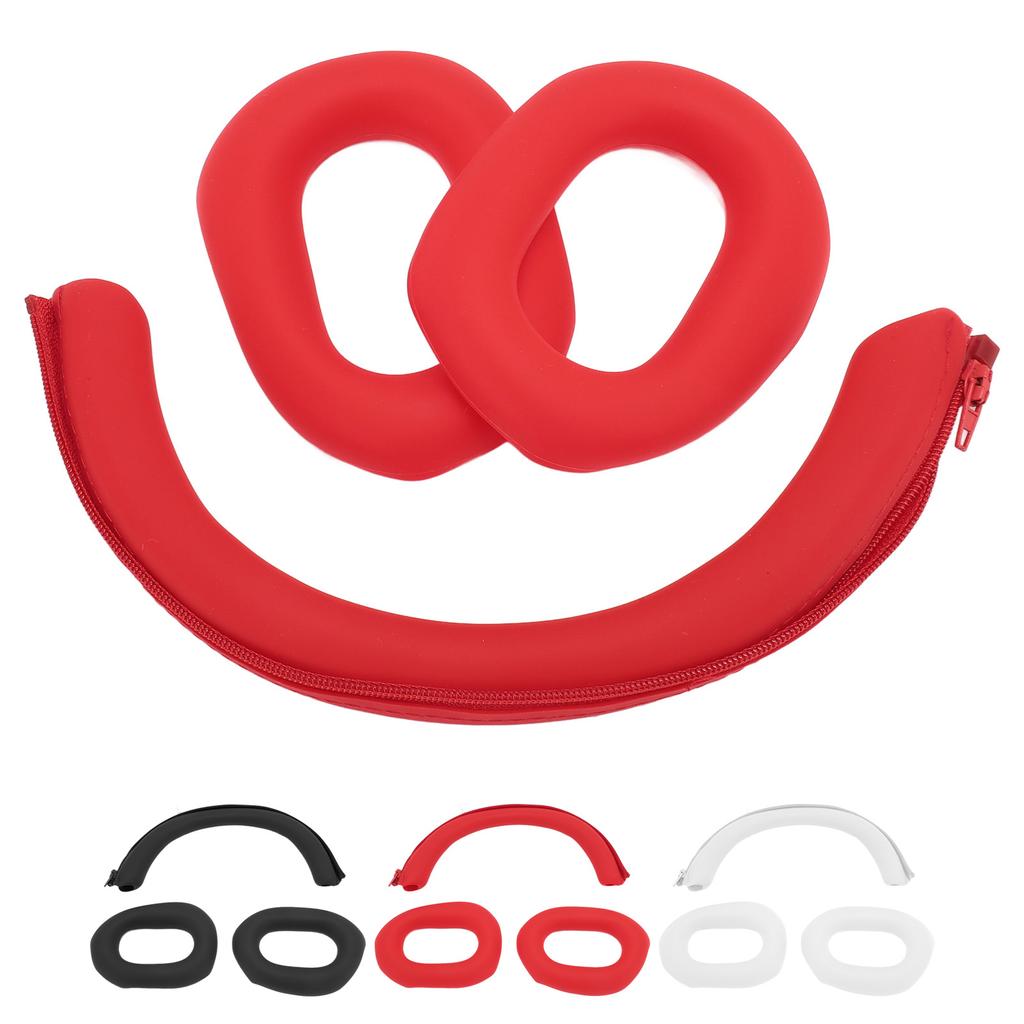 Earpads Cover Headband Pad Set Replacement Perfect Fit Silicone Headphone Protective Cover for WH‑10