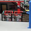 3 Piezas Estante a Escala 1/64 con Cajas para Diorama de Garaje Exquisito Modelo de Estante en Miniatura de Plástico Accesorios de Fotografía Creativa