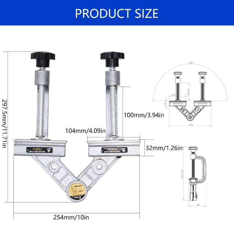 Alignment Tool 180 Degree Clamp For Carpentry Welding Tasks