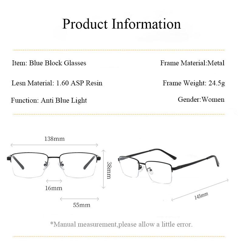 Anti Blue Light Reading Glasses Men +2.75
