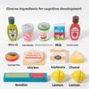 Simulation Wooden Milk Pasta Cheese Flavored Ice Cream Children Set Toys
