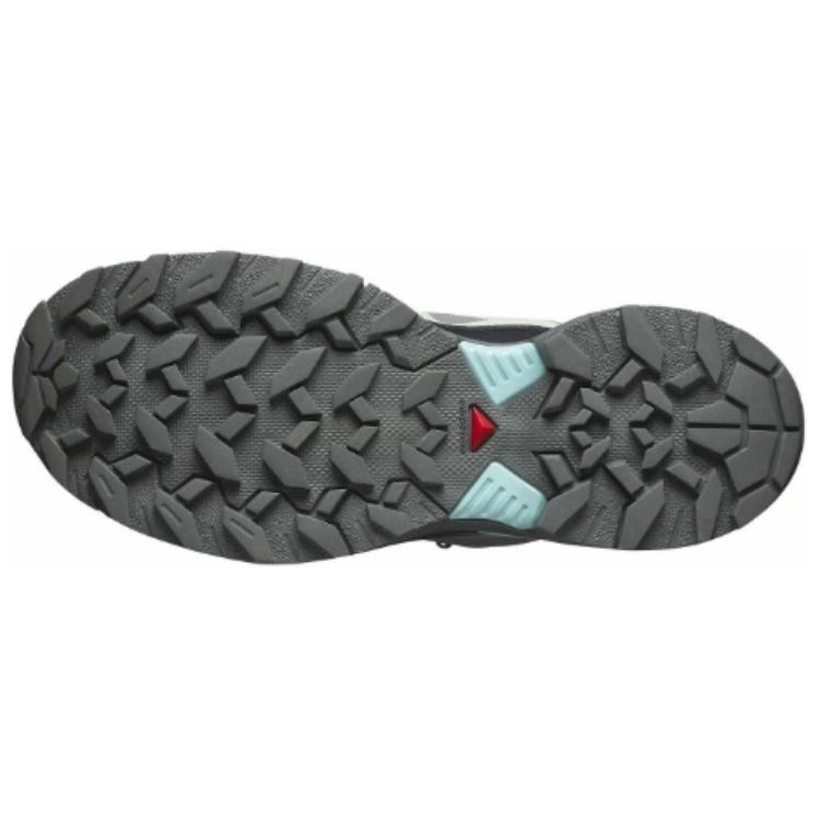 SALOMON X ULTRA 360 Slip Resistant Abrasion Resistant Low top Mountaineering Shoes Women's Green Gray L47742500