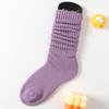 SYVISS Unisex Solid Color Scrunch Socks - Long Warm Leg Warmers, Slouch & Bubble Styles for Men and Women.