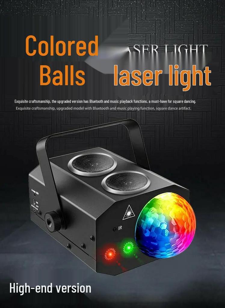 Bluetooth Laser Magic Ball Light with Flashing Stage Projection for KTV Bar