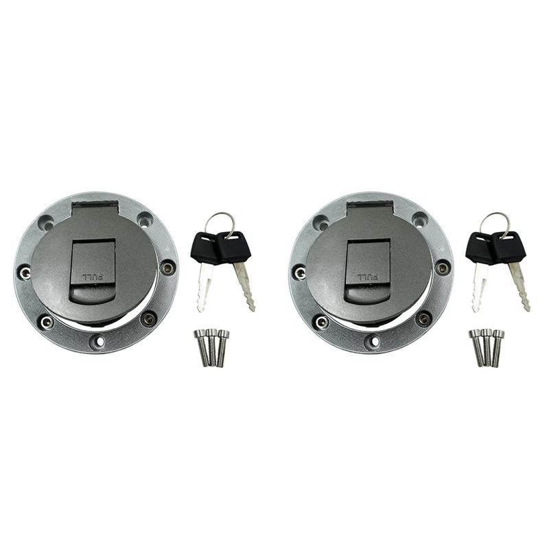 

2X For TZR125 TZM150 FZR250 FZR400 YZF R1 R6 600 TDM850 TDM900 TRX850 FJ1200 Fuel Gas Tank Lid Seat Lock как