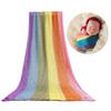 1 Set Baby Elastische Wickeltuch Regenbogenfarbe Wickeltuch Neugeborenen Fotografie Wickeltuch Foto Requisiten Studio Zubehör