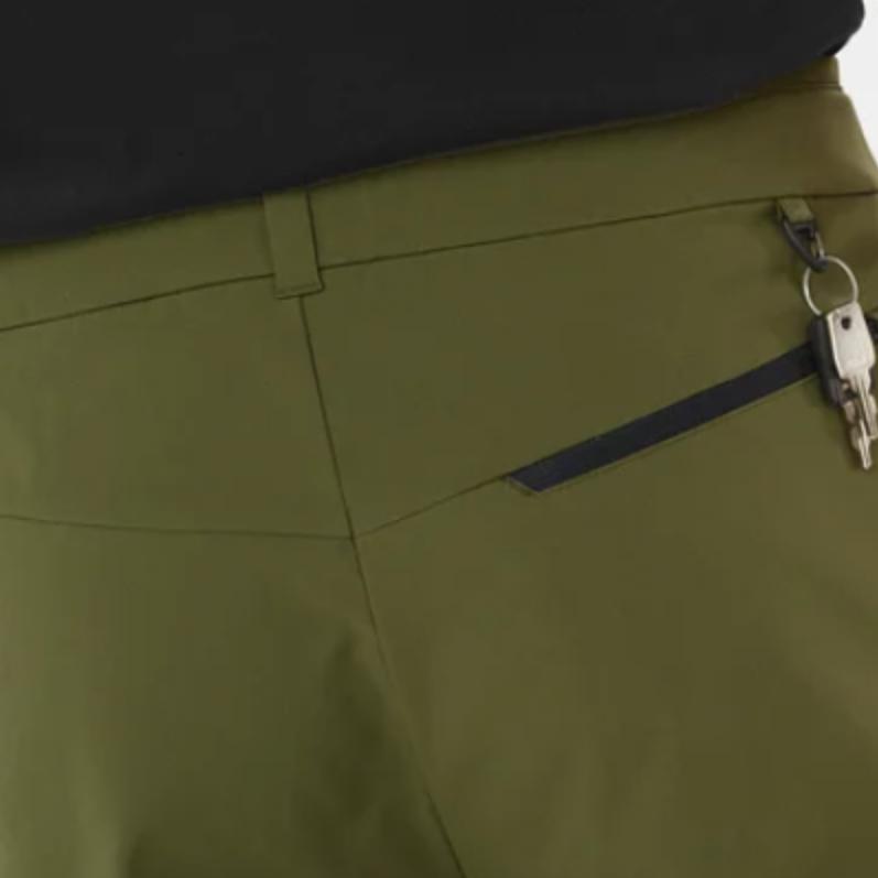 SALOMON Outerpath Utility Formtilpassede Farveblok Mellemhøje Afslappede Shorts Herre shorts Vindrueblad LC2212800