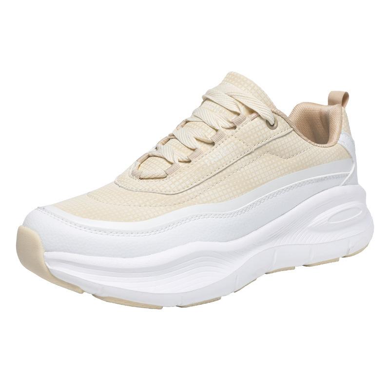 Men's Shoes New Leather Thick Men's Casual Sports Shoes Cold Sticky Process Lightweight Soft Sole Men's Running Shoes