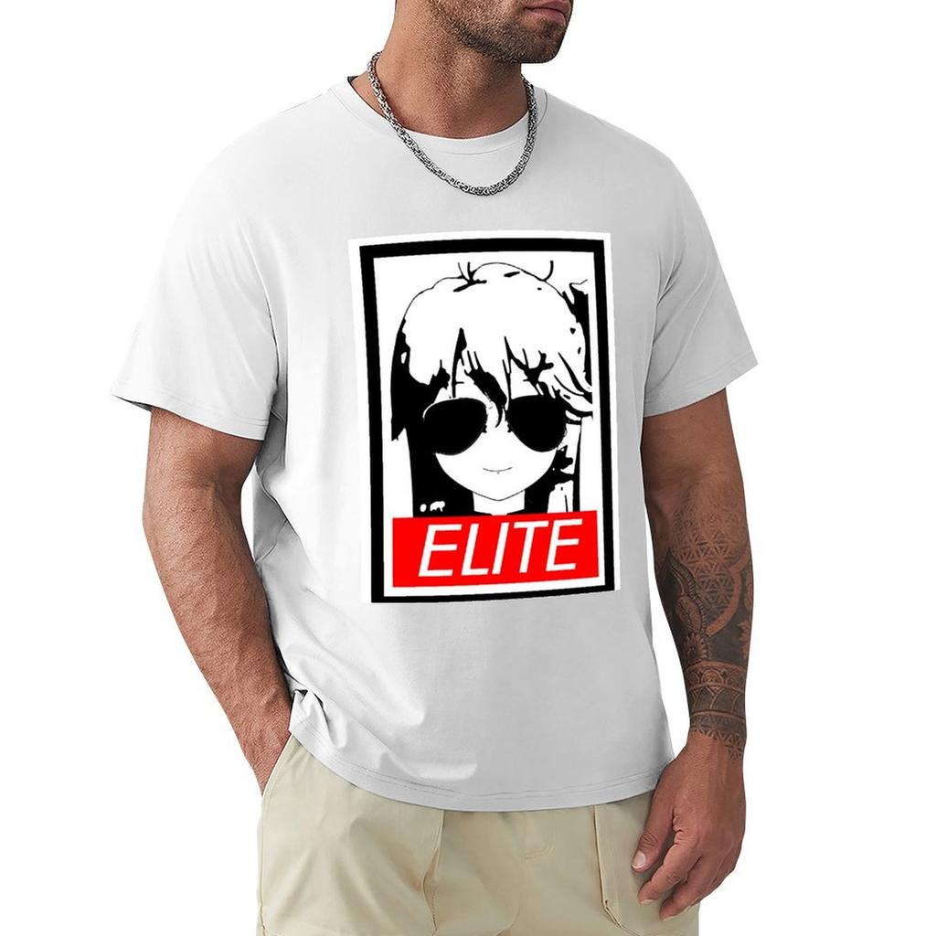 Hololive Elite Sakura Miko TShirt Aesthetic Clothes Blue Lock Hippie Clothes Summer Tops Funny T Shirts for Men