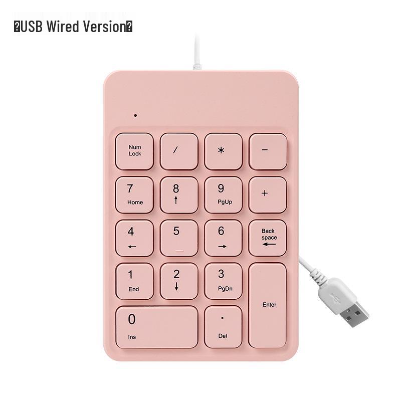 

BOW Беспроводная Bluetooth и проводная USB цифровая клавиатура для настольного компьютера/ноутбука