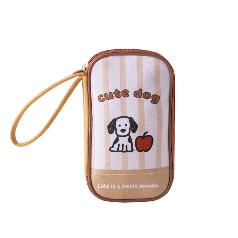 Cartoon Passport Holder Embroidery Waterproof ID Card Storage Bag Multi-layer Large Capacity Documents Passport Organizer