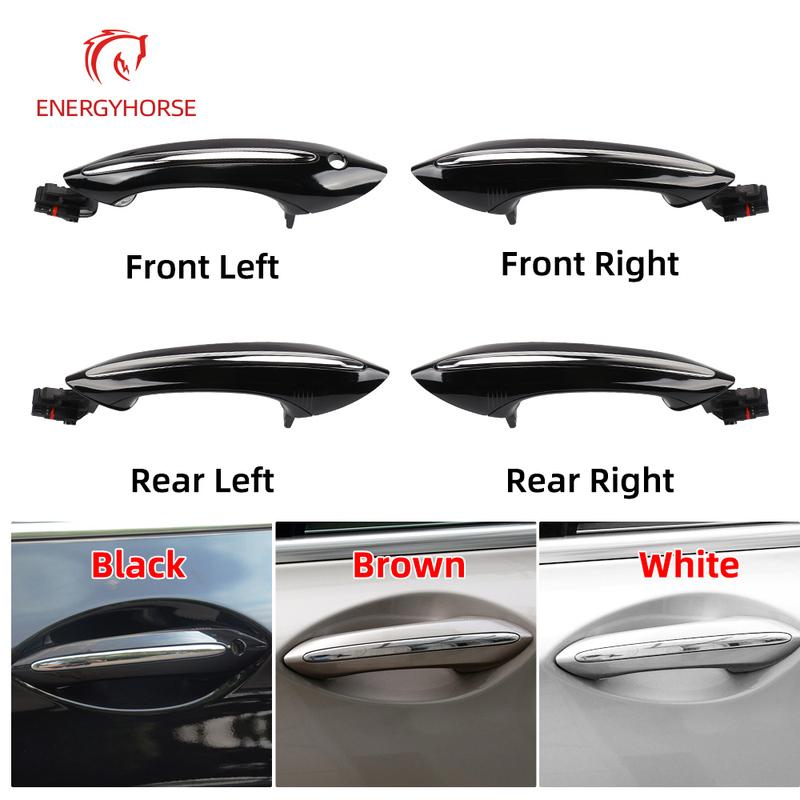 For BMW 5 6 7 Series F10 F07 F02 525 528 530 535 730 Black Brown White Exterior Door Handle Outside Door Handle 51217231931