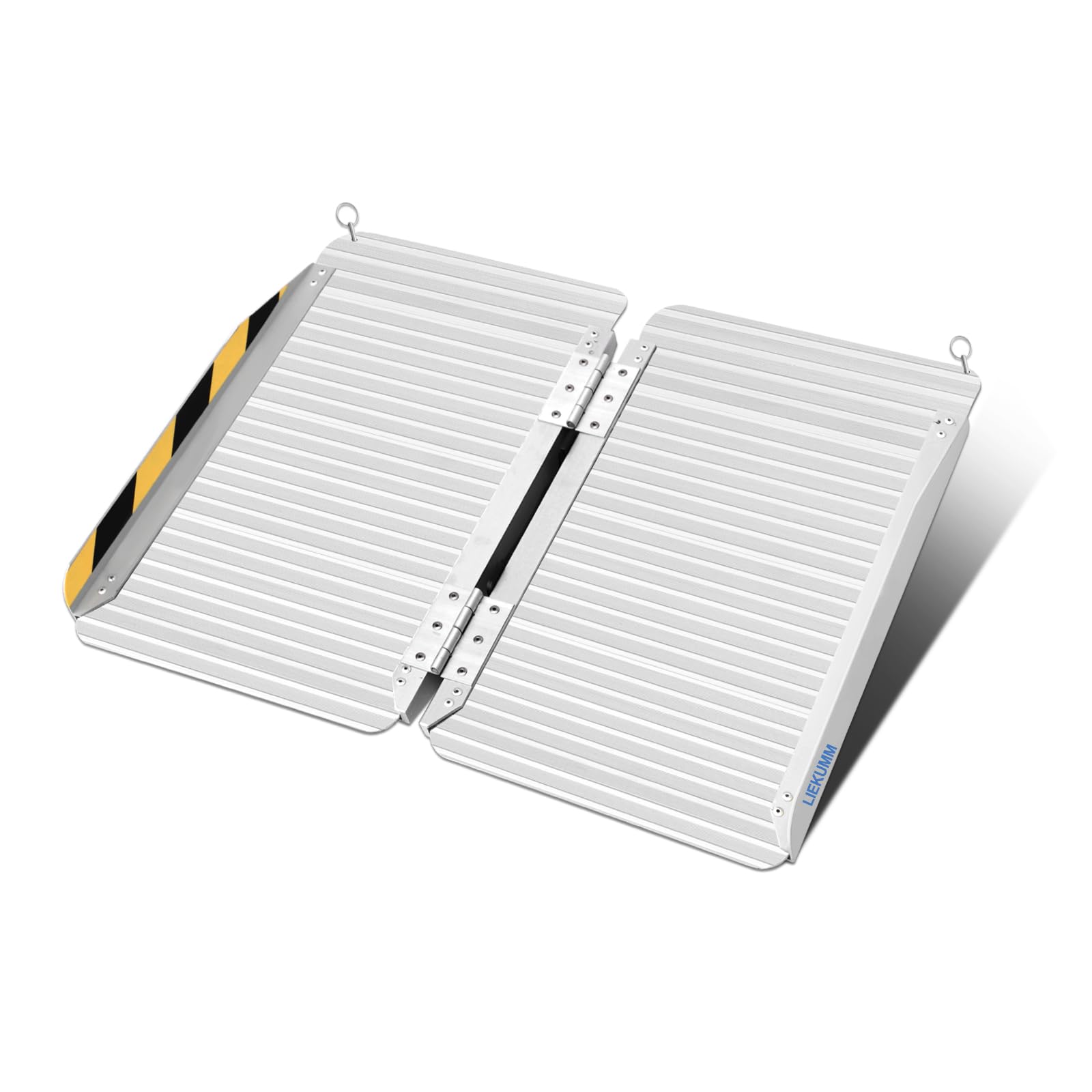 

LIEKUMM Инвалидная коляска 61см 76см 300кг Вес Легкая с Электрической поддержкой для Пожилых и Инвалидов Рампа, Длинная, Широкая, Вместимость, Алюминий,