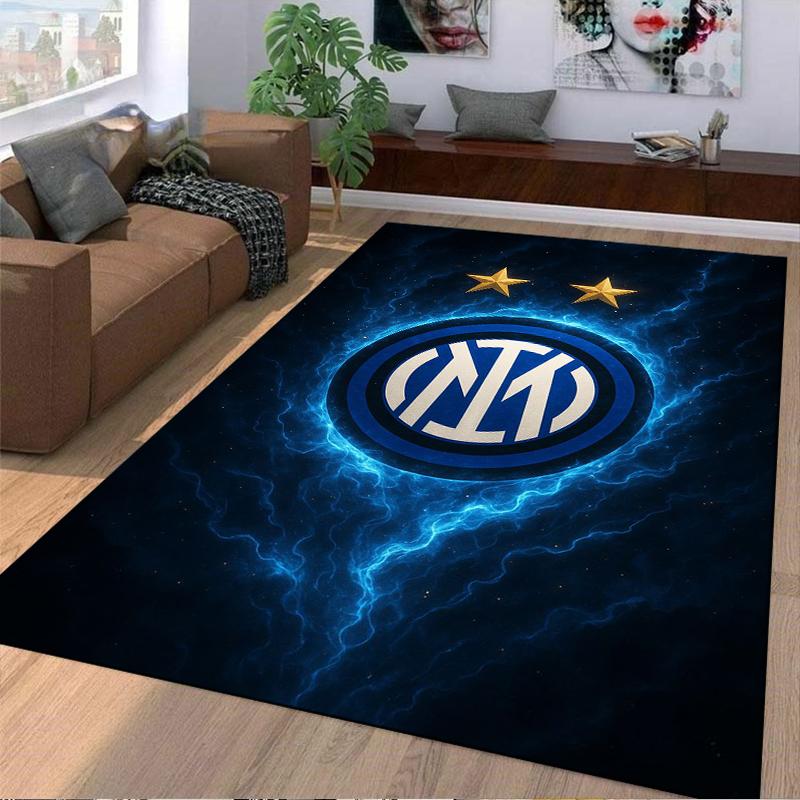 Blue Lightning Star Set Designed floor mat, suitable as a non-slip mat for the living room or bedroom sofa