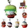 Chaveiro de Pelúcia de Personagem de South Park Com Enchimento de Algodão PP Para Presente e Exibição