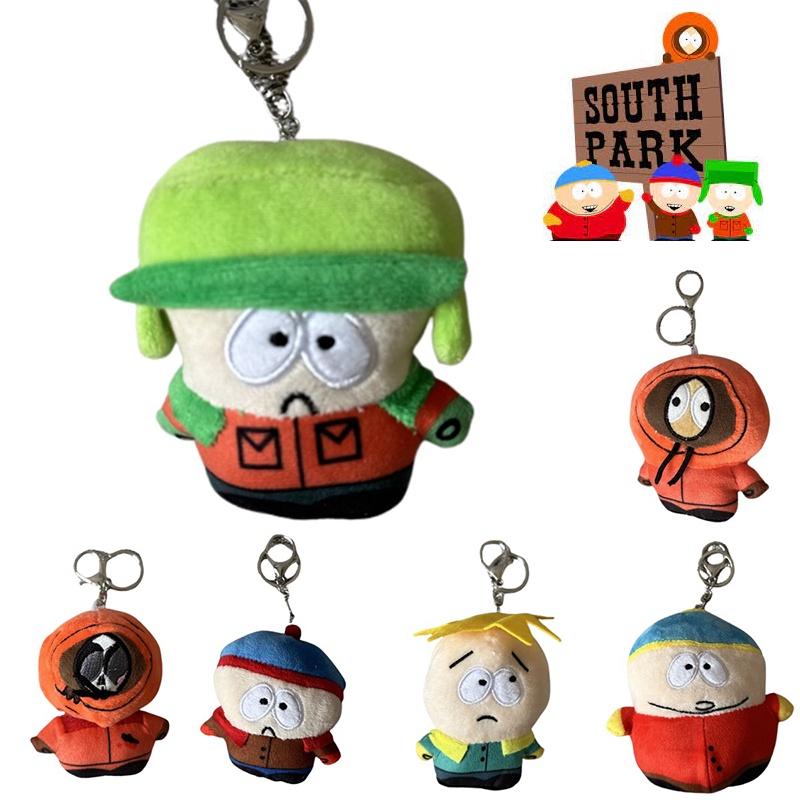 Chaveiro de Pelúcia de Personagem de South Park Com Enchimento de Algodão PP Para Presente e Exibição