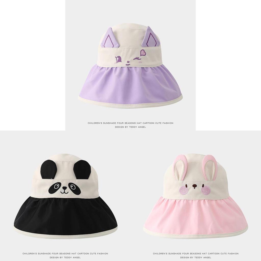 Childrens Animal Sun Hat With Wide Brim For Summer Protection And Playtime