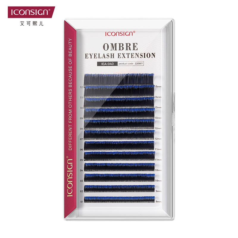 

Aikexier Натуральные густые градиентные цветные ресницы Вечерние шоу и ночные клубы Закрыть ряд Один цвет