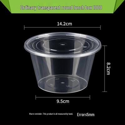 Xihe Einweg Runde Meal Prep Behälter mit Deckeln