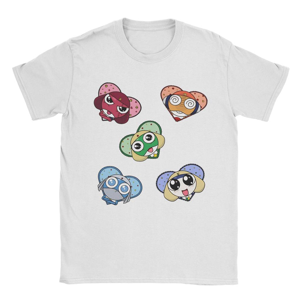 Space Sgt Frog Keroro Giroro in Love Men Women T Shirts Tee Shirt Short Sleeve TShirt Pure Cotton Graphic Printed Clothing