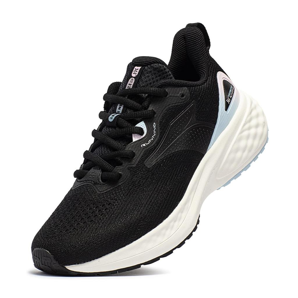 361 Cushioning Abrasion Resistant Cushioning, Wear Resistant Low top Casual Running Shoes Women's Black 582412219-5