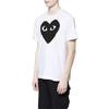 Camiseta Negra Corazón Cdg Play AZ-T070-051-1