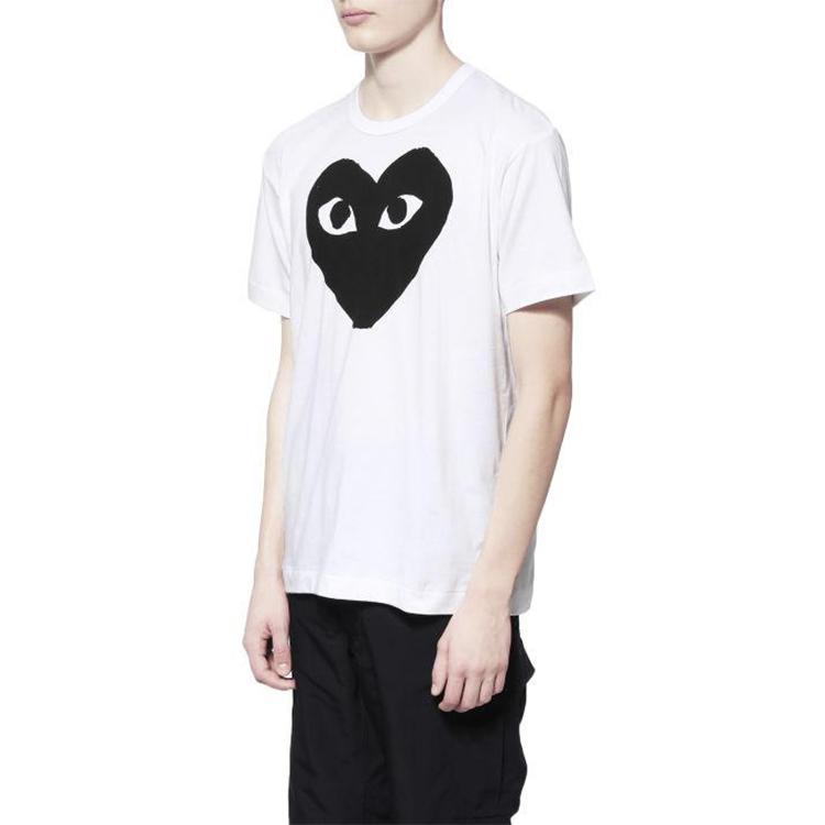 Camiseta Negra Corazón Cdg Play AZ-T070-051-1
