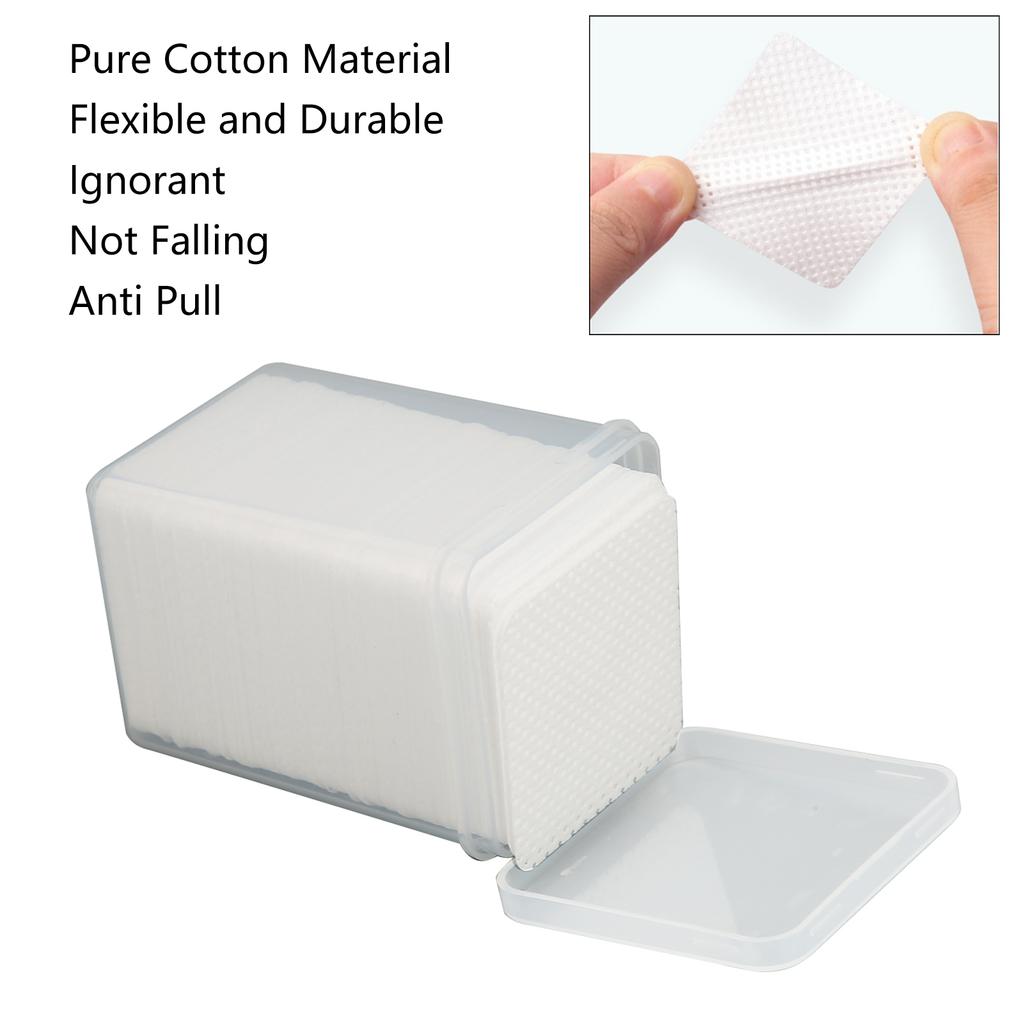 200PCS Portable Lint Free Wipes Antistatic Anti Pull Pure Cotton Lint Free Nail Wipes
