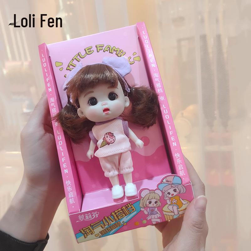 

Очаровательное украшение в виде куклы с большими глазами - Мини-декор для торта ручной работы и подарок