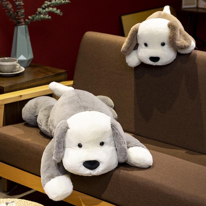 Soft cute dog throw pillow plush toy doll puppy dog doll children soothing rag doll birthday gift