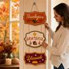 Thanksgiving Door Hanging Party Decoration for Fall Theme