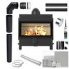 Fireplace Insert KRATKI LUCY 16 kW Ø200 Closing Built-in Accessories