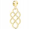 Charms Gold With Openwork Pattern Openwork Openwork Pattern Silver 925